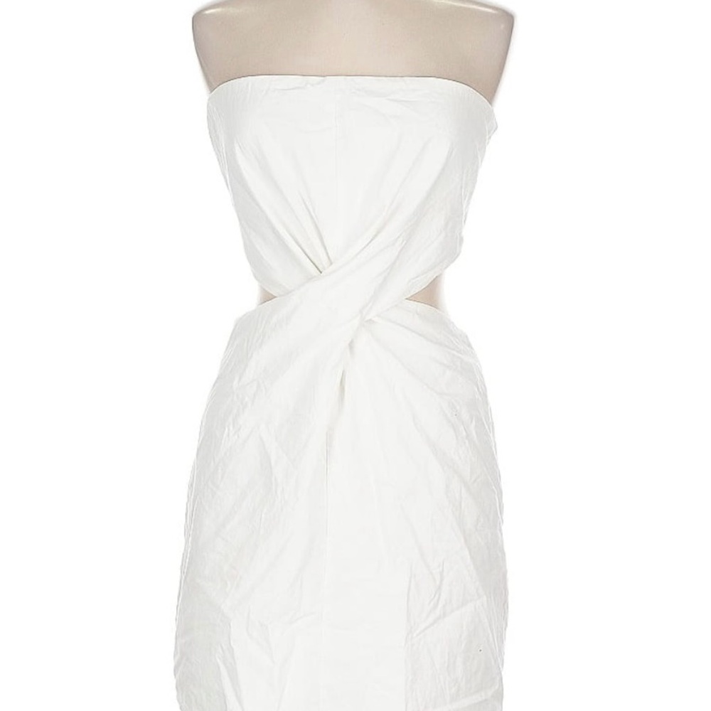 Bridal White Strapless Dress